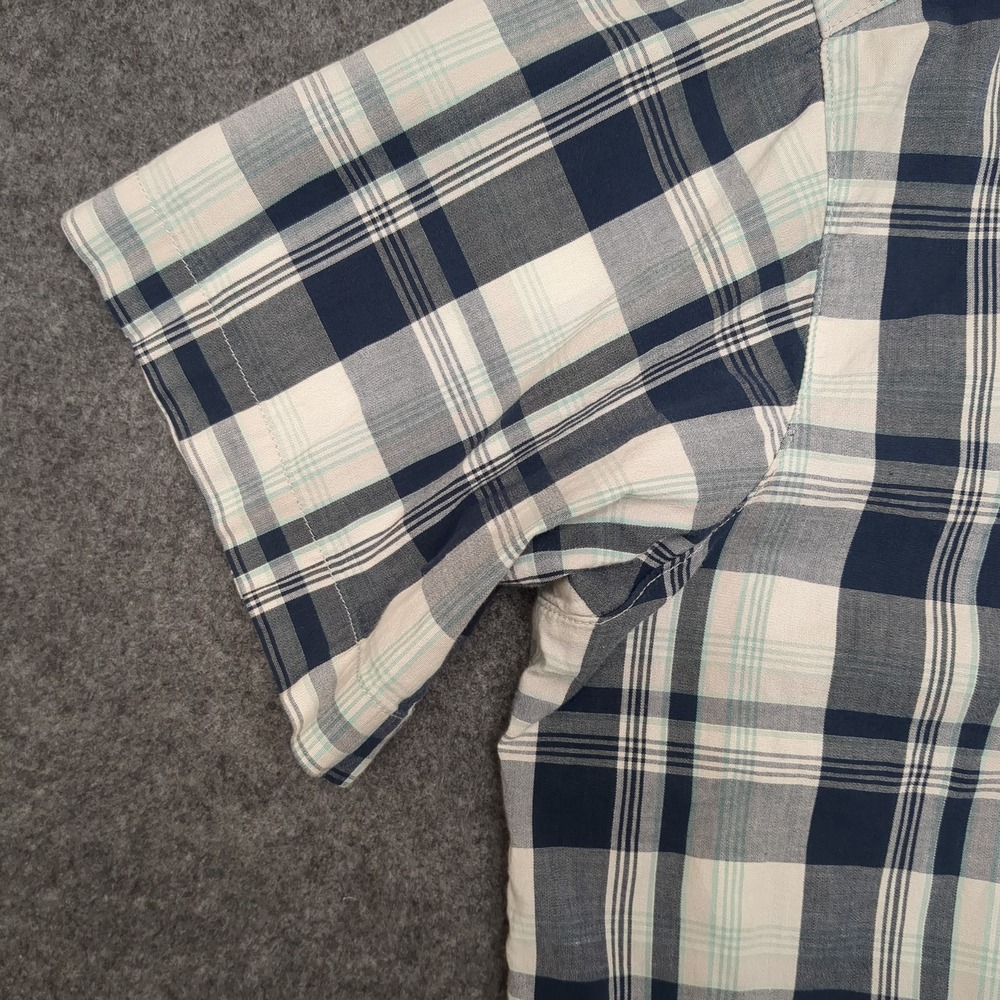 Columbia Mens Regular Fit Plaid Short Sleeve Button Down Shirt Size‎ M - Picture 5 of 11